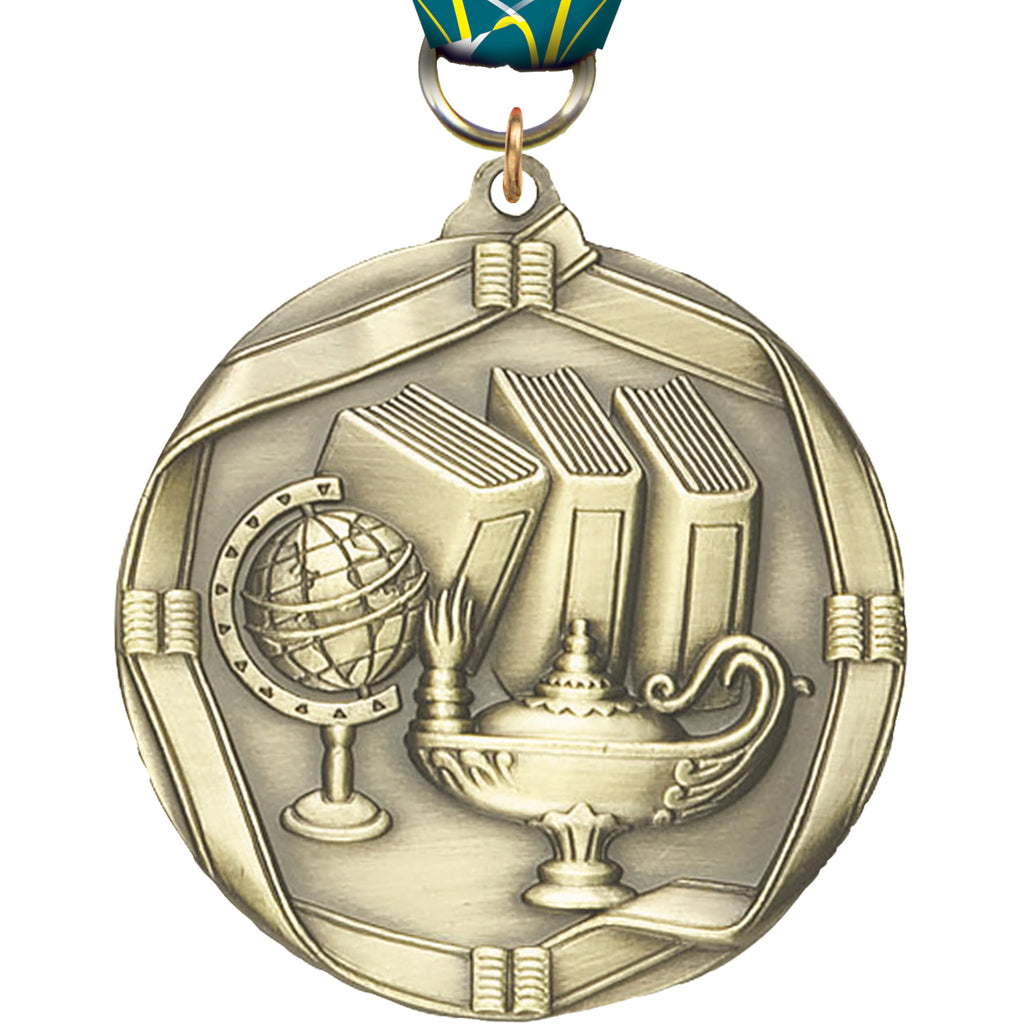 Knowledge Banner Edge Medal [M2RE-KN]