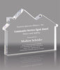 Acrylic Real Estate/Home Award - 5.5 x 4 inch [AHSE-5-Q]