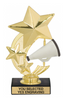 Cheer Shooting Star Spinning Trophy [TSSS6-CH]