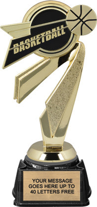 Basketball Bullseye on Regal Synthetic Base [TRGBE8-BK]