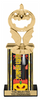 Halloween Pumpkin Carving Rectangle Column Trophy [TSQ10STK-PUCA]