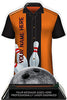 Bowling Shirt Colorix-T Acrylic Trophy- Orange [TACR7-JSY-BW-ORG-Q]