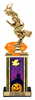 Halloween Haunted House Diamond Riser Rectangle Column Trophy- 11 inch [TDRSQ11STK-HH]
