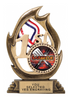 1st Place Flame Color Resin Trophy [RMFC7-1ST]