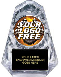 Krystal Clear Ice Award w/ Custom Insert [iXPY4]