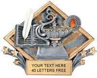 Knowledge Color Diamond Resin Trophy [RCD75-KN]