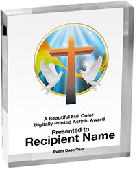 Religion Vibrix Acrylic Awards [3/4 inch thick]