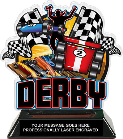 Derby Colorix-T Acrylic Trophy [TACR6-PNWD-Q]