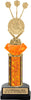 Orange Diamond Riser Trophy on Horseshoe Base [THSDR11O]