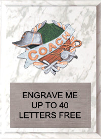 7"x9" Coach Millennium Plaque [PMC79-CO]