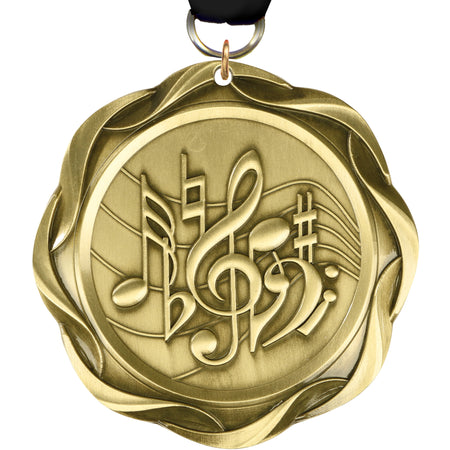 3" Music Fusion Diecast Medal [MFUS2-MC]