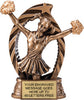 Cheer Star Flame Resin Trophy [RSF5-CH]