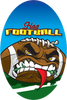Flag Football Oval Insert [OV-1793]