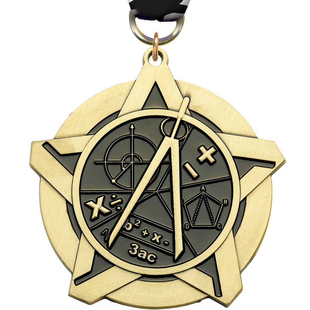 2.25" Math Dynastar Medal [MPDSTR-MT]