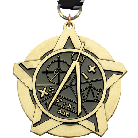2.25" Math Dynastar Medal [MPDSTR-MT]