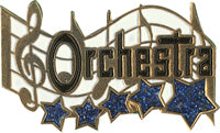 5 Star Music Award Pins- Orchestra [P5STR-ORC]