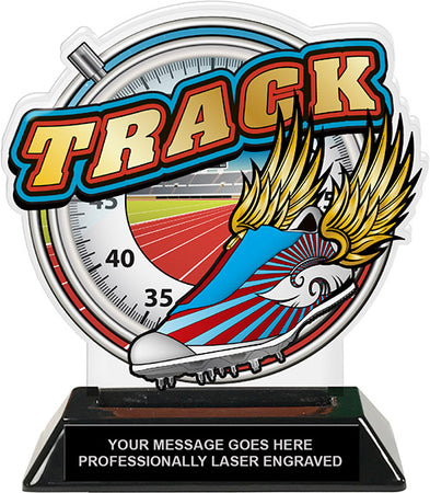 Track Colorix-T Acrylic Trophy [TACR6-TK-Q]