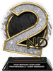2nd Colorix-T Acrylic Trophy - 6.25 inch [TACR6-2ND-Q]