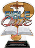 Bible Quiz Colorix-T Acrylic Trophy- 8.25 inch [TACR8-BBLQ-Q]