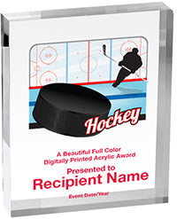 Hockey Vibrix Acrylic Award [A34BV-HK]