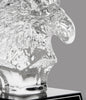Crystal Eagle Bust Award on Black Crystal Base - 5 inch [CF17-7-5-EG-X]