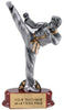 Martial Arts Silver Resin on Piano Finish Base - Male [SCR6S-MAM]