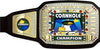 Cornhole Champion Award Belt- Black & Gold [CAB-52-BLK-CRNHL]