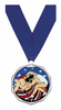 Wrestling Decagon Painted Medal [MDCM2-WS]