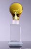Crystal Yellow Light Bulb Award [CM66LB-8]