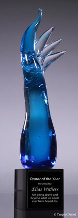 Blue Aspire Art Glass Award [AGJ45-17]