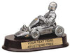 Go Kart Pewter Finish Resin Trophy [SGR771-GK]