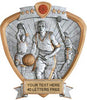 Basketball Sport Legend Shield Resin Trophy - Male [RSLS-BKM]