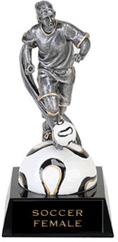 Soccer Female Motion Xtreme Resin Trophy