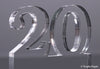 Number 20 Acrylic Award - 6 inch [ATNM-20-6-Q]