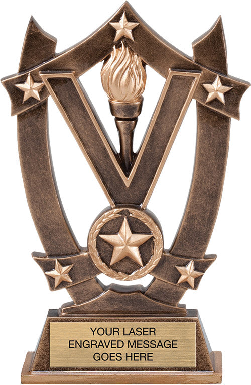 Victory Arch Resin Trophy - 6.25"  [RMARC6-VY]