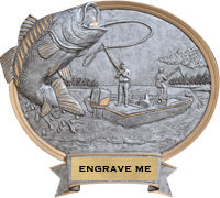 Bass Fishing Sport Legend Ovals [SLO8-BF]