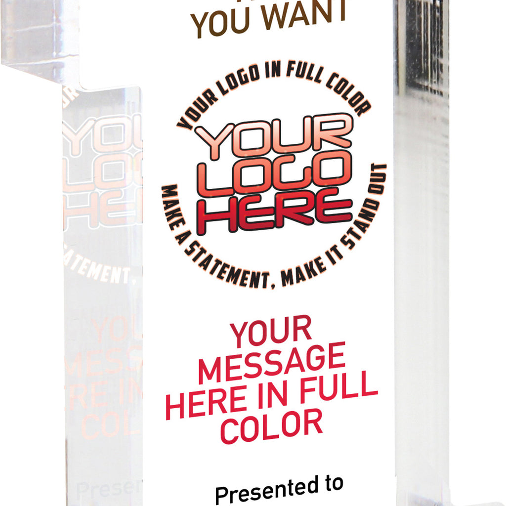 Number 1 Acrylic Awards - Full Color