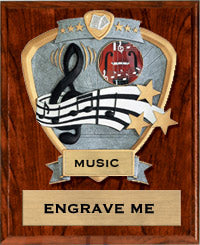 Music Sport Legend Shield Plaque [P9RSLS-MC]