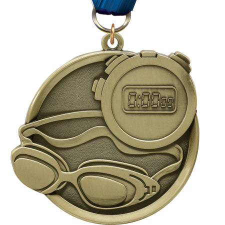 2.25" Swimming Mega Medal [MEGA2-SW]