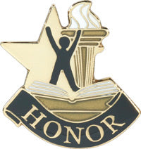 Scholastic Star Pins- Honor [PB119]