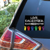 Love Each Other - Black Lives Matter Flag Vinyl Sticker - 6 x 4.5 inch [STK-POL-BLM-LOVE]