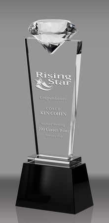 Crystal Diamond Pedestal- 8.75 inch [CP20-8]
