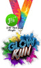 Glow Run Colorix-M Acrylic Medal- 3.75 inch [MACR375-GLWRN-Q]