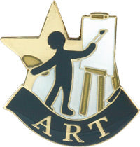 Scholastic Star Pins- Art [PB111]