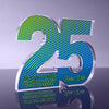 25 Color Acrylic Award - 8 x 10 x 1 inch Thick [ATNMNB-25-8-FC-Q]