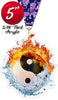 Martial Arts Fire & Water Colorix-M Acrylic Medal [MACR5-FW-MA-Q]
