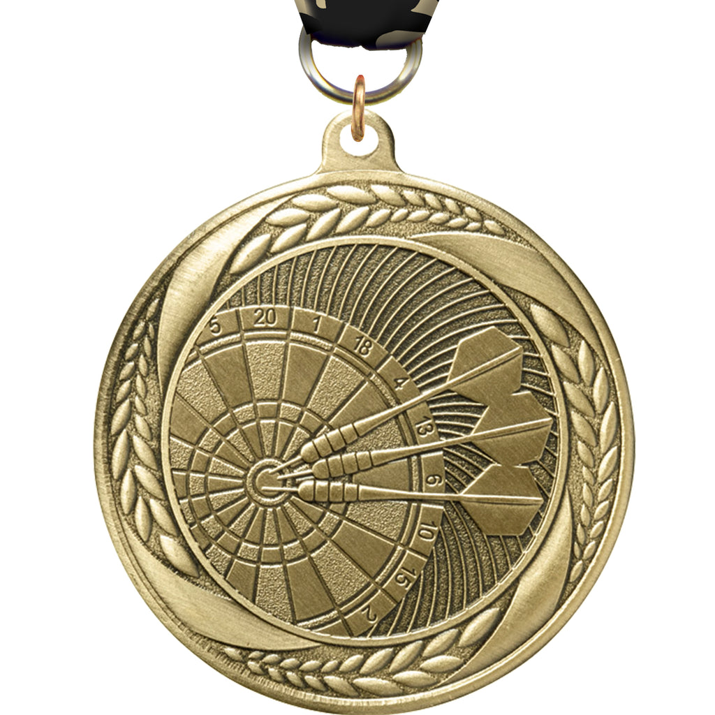 2.25" Darts Laurel Wreath Medal [MM2S-29]