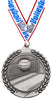 2.75 in Volleyball Wreath Framed Medal- Silver [M311-VB-S]