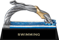Swimming Female 4.5"h x 6"w Motion Xtreme Resin [SMX-030-SWF]