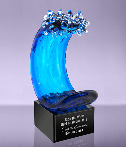 Optical Crystal Fist of Power Award
